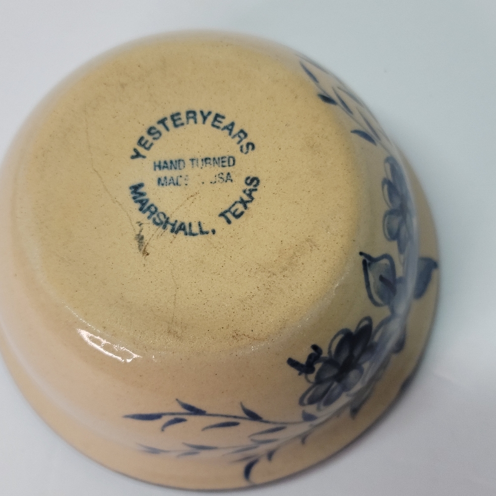 Yesteryears Pottery Set of bowls Hand Turned Marshall Texas - Picture 9 of 14